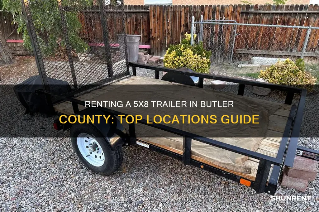 where to rent trailer 5x8 in butler county