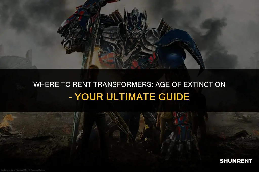 where to rent transformers age of extinction