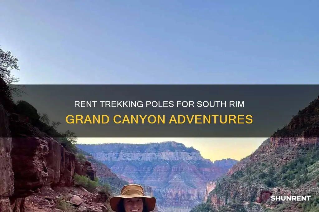 where to rent trekking poles south rim grand canyon
