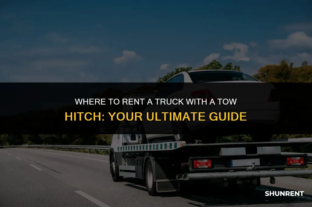 where to rent truck with tow hitch