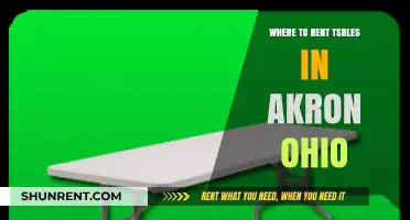 Discover the Best Table Rental Spots in Akron, Ohio