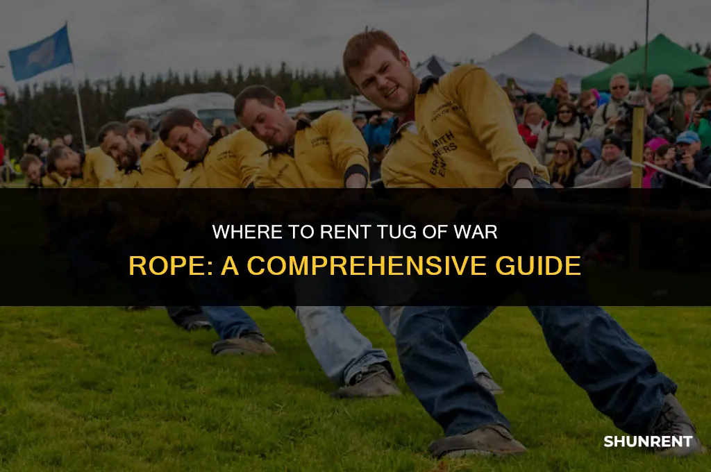 where to rent tug of war rope