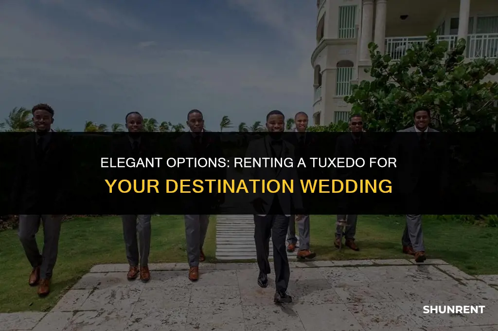 where to rent tux for destination wedding