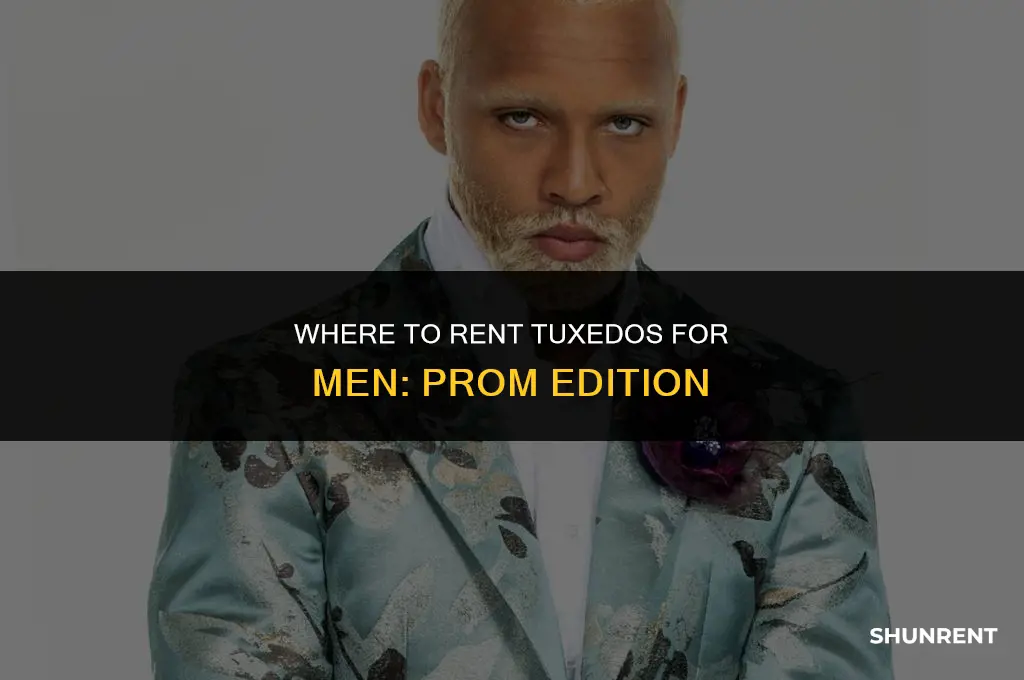 where to rent tuxes for men prom