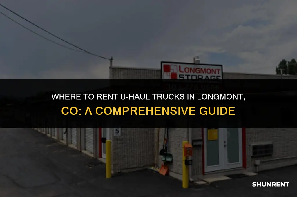 where to rent uhaul trucks longmont co