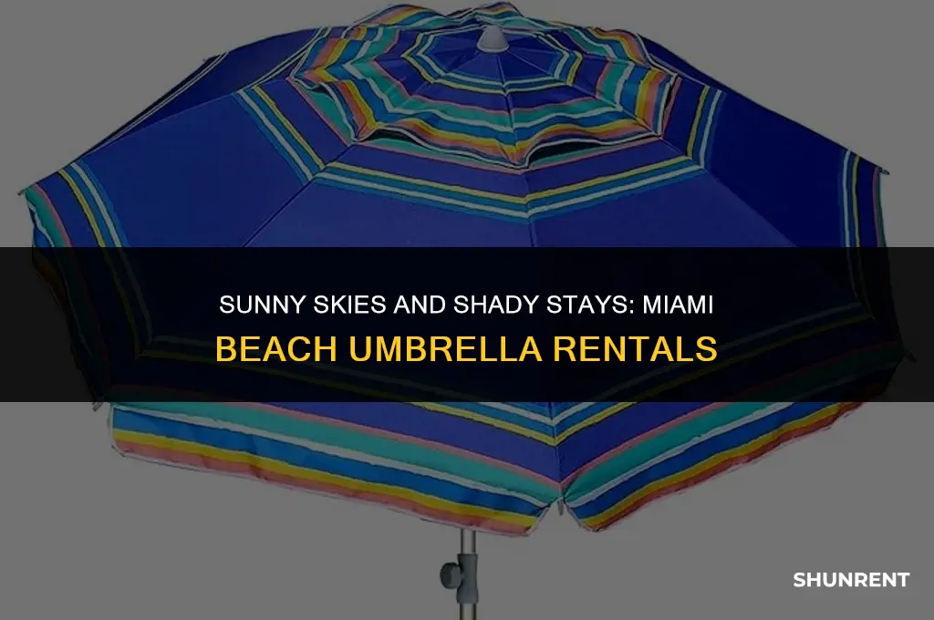 where to rent umbrellas on miami beach