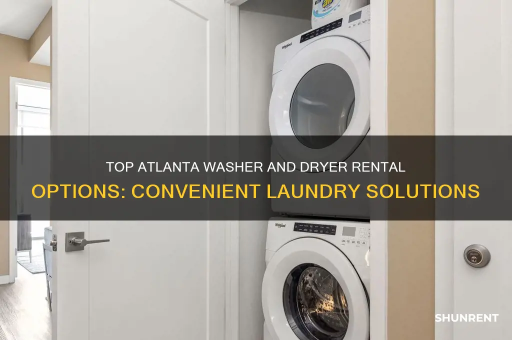 where to rent washer and dryer in atlanta