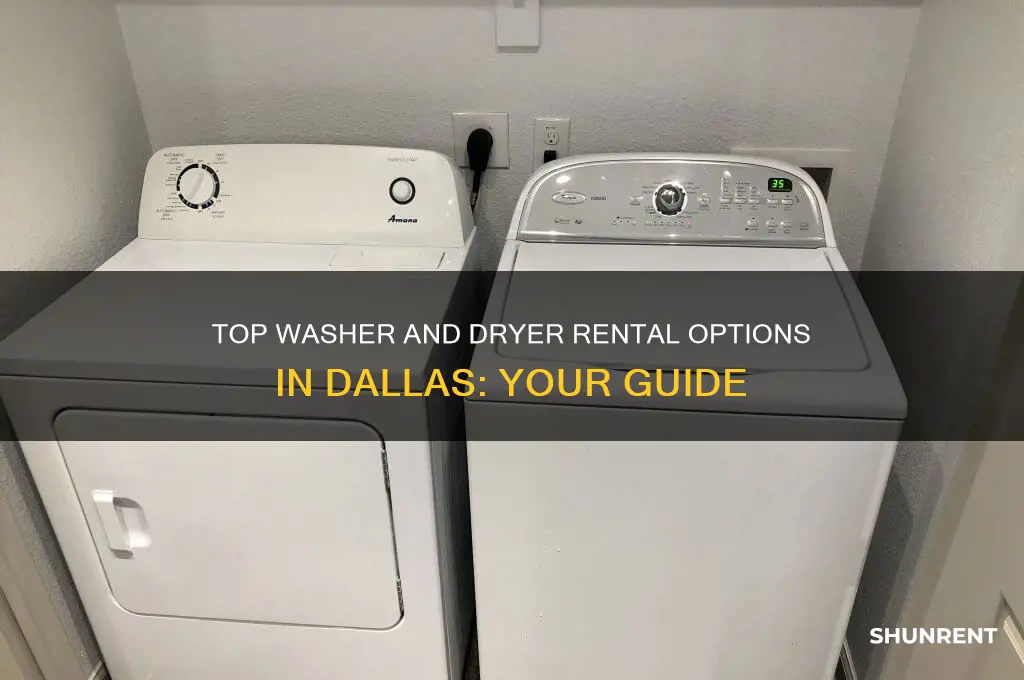 where to rent washer and dryer in dallas