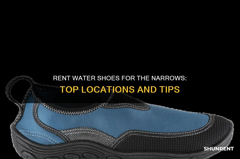 where to rent water shoes for the narrows