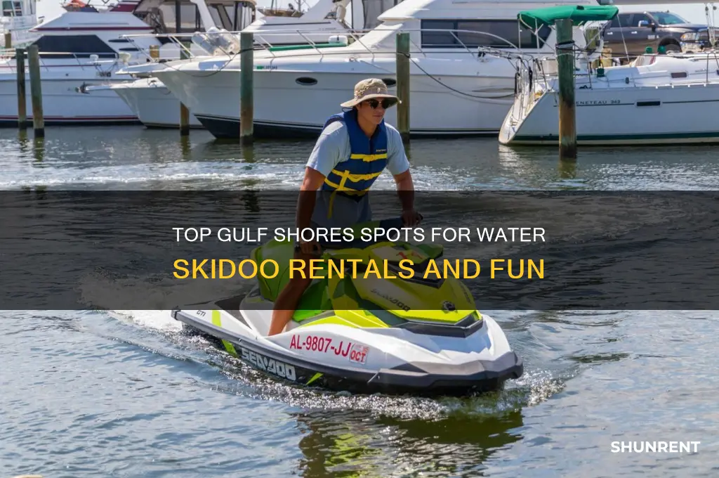 where to rent water skidoos in gulf shores al