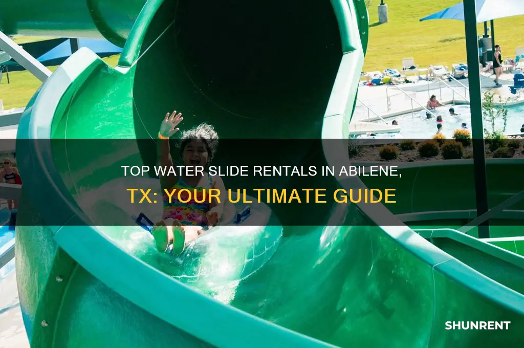 where to rent water slides in abilene tx