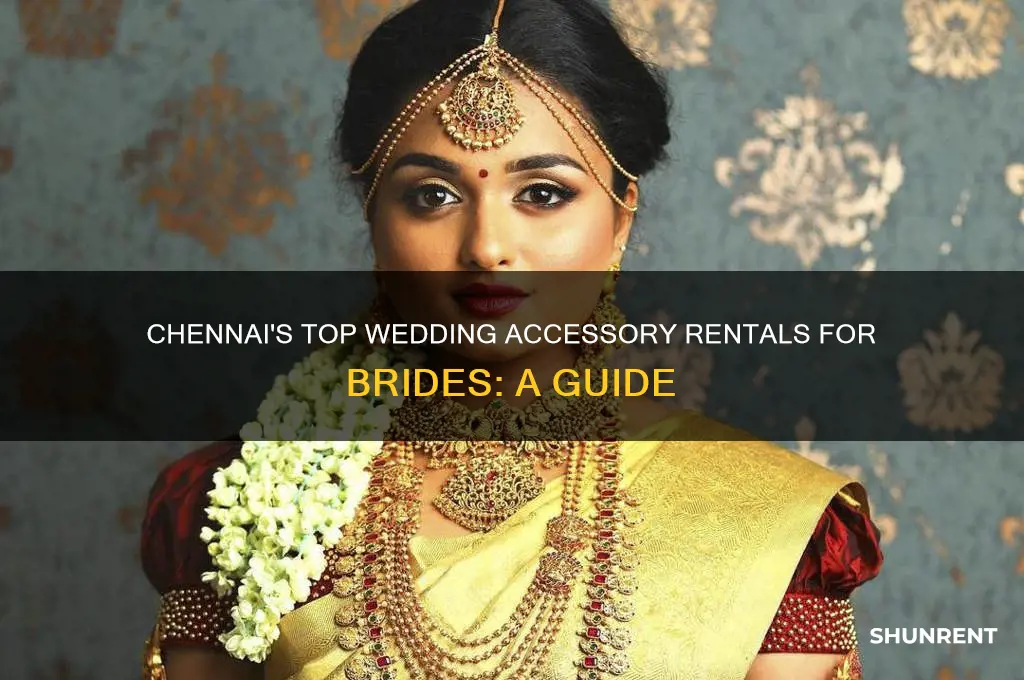 where to rent wedding accesssories for bride chennai
