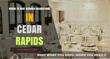 Cedar Rapids Wedding Decor Rentals: Top Spots for Stunning Decor