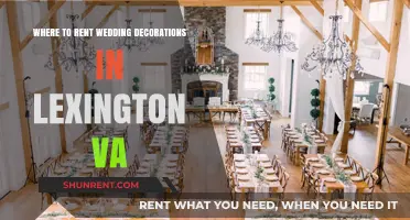 Top Wedding Decoration Rental Spots in Lexington, VA