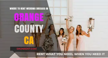 Top Wedding Dress Rental Spots in Orange County, CA