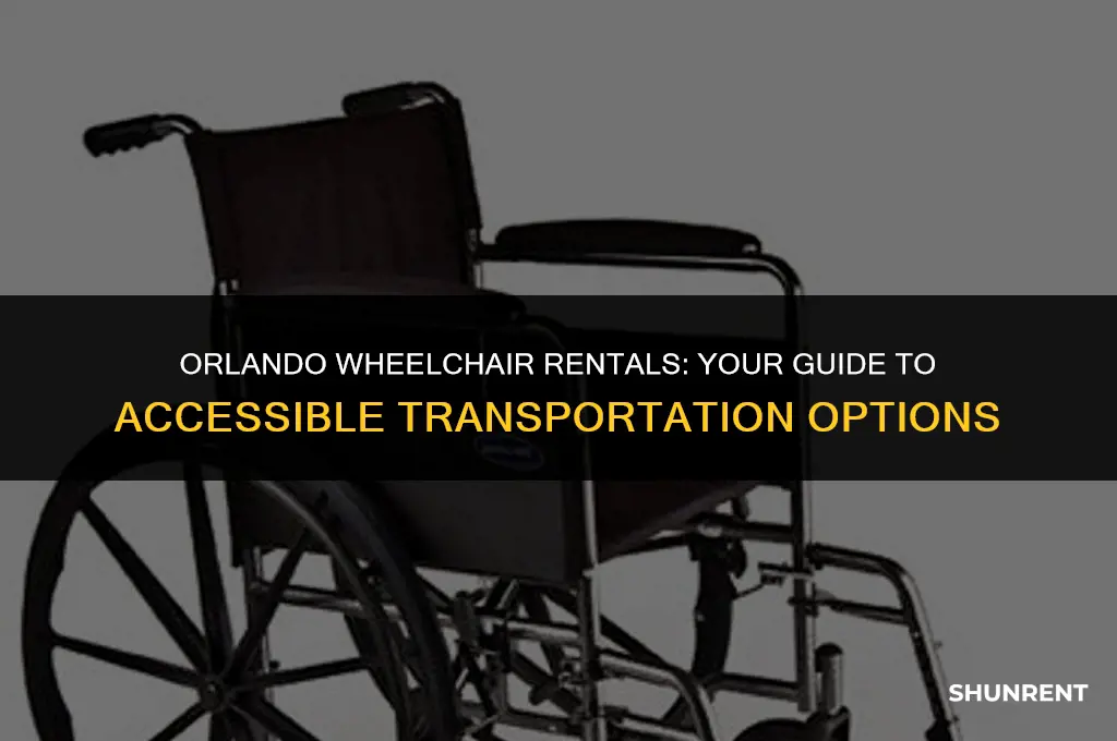 where to rent wheel chair in orlando