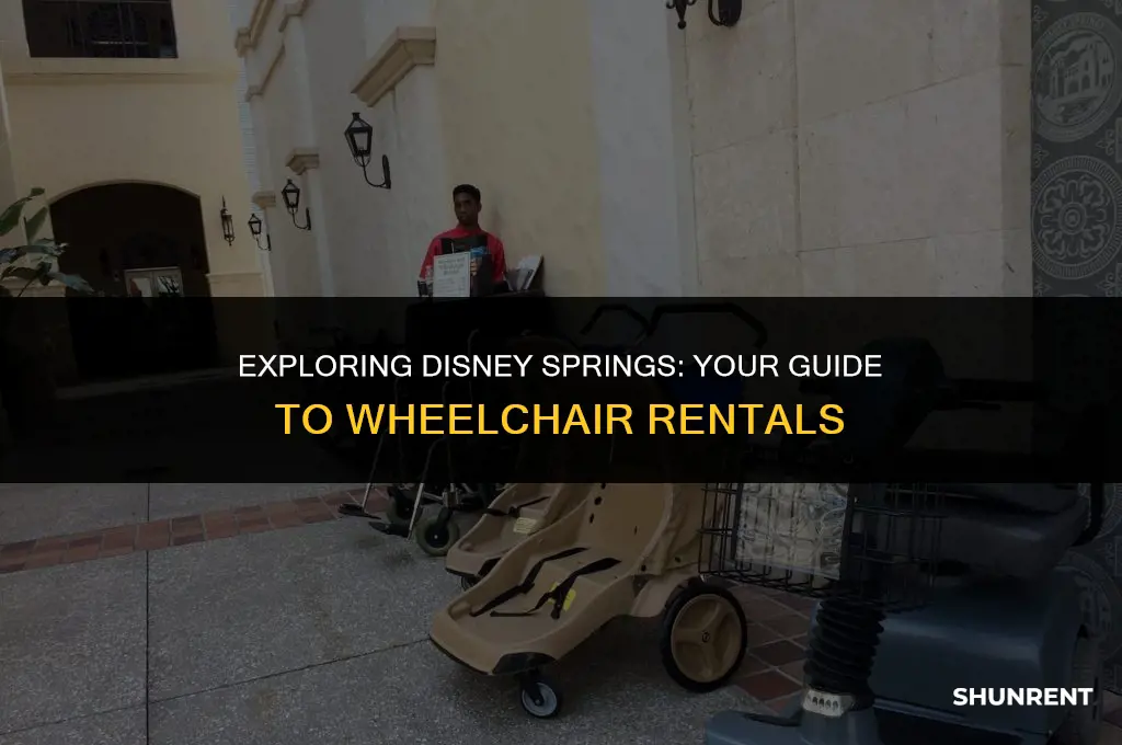 where to rent wheelchairs at disney springs