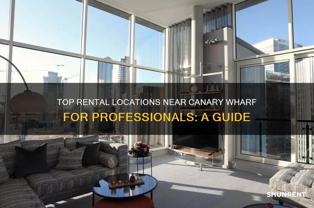 where to rent when working in canary wharf