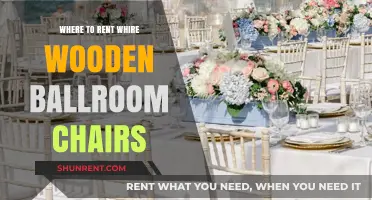 Elegant Seating Solutions: Where to Rent White Wooden Ballroom Chairs