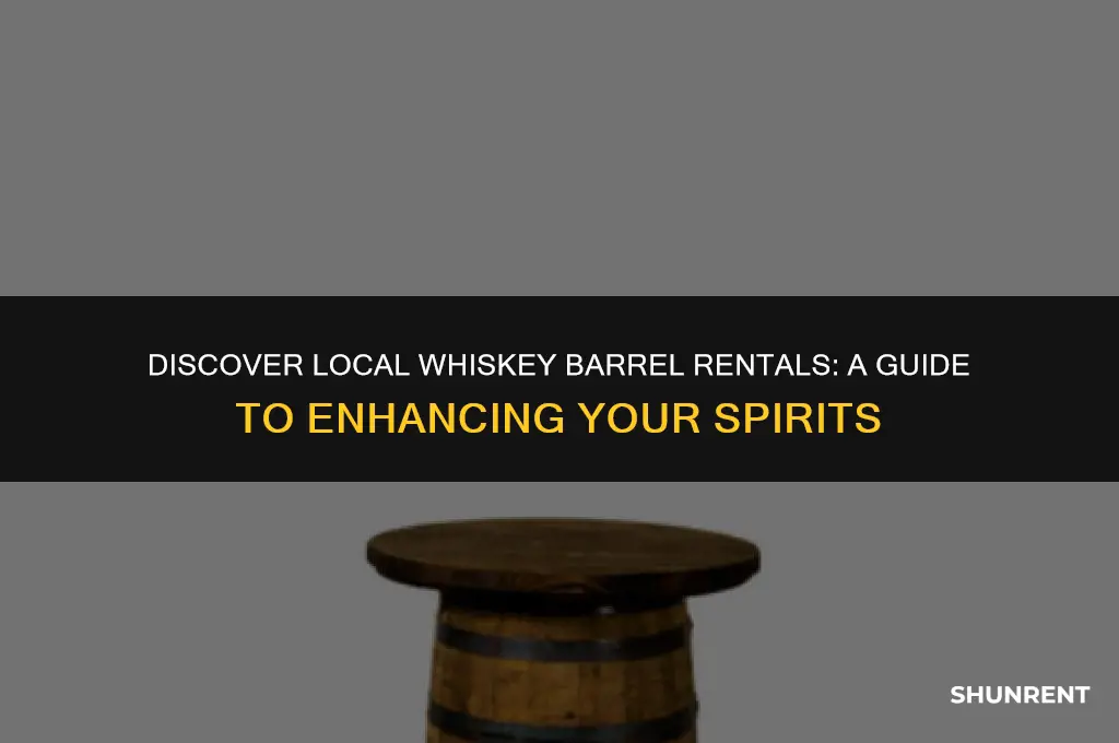 where to rent whiskey barrels around me