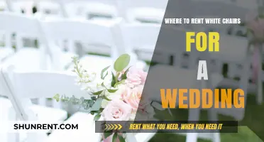 Elegant Wedding Seating: Top Places to Rent White Chairs