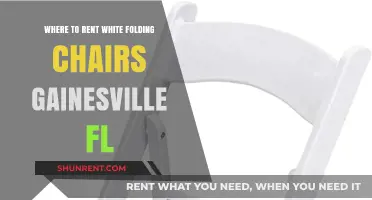 Rent White Folding Chairs in Gainesville, FL: Top Locations