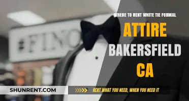 Where to Rent White Tie Formal Attire in Bakersfield, CA