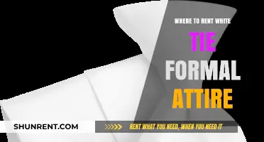 Where to Rent White Tie Formal Attire: A Comprehensive Guide