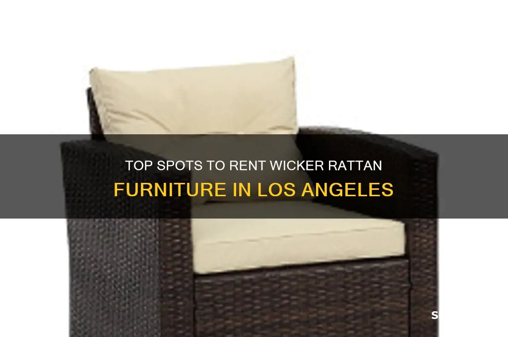 where to rent wicker rattan furniture los angeles
