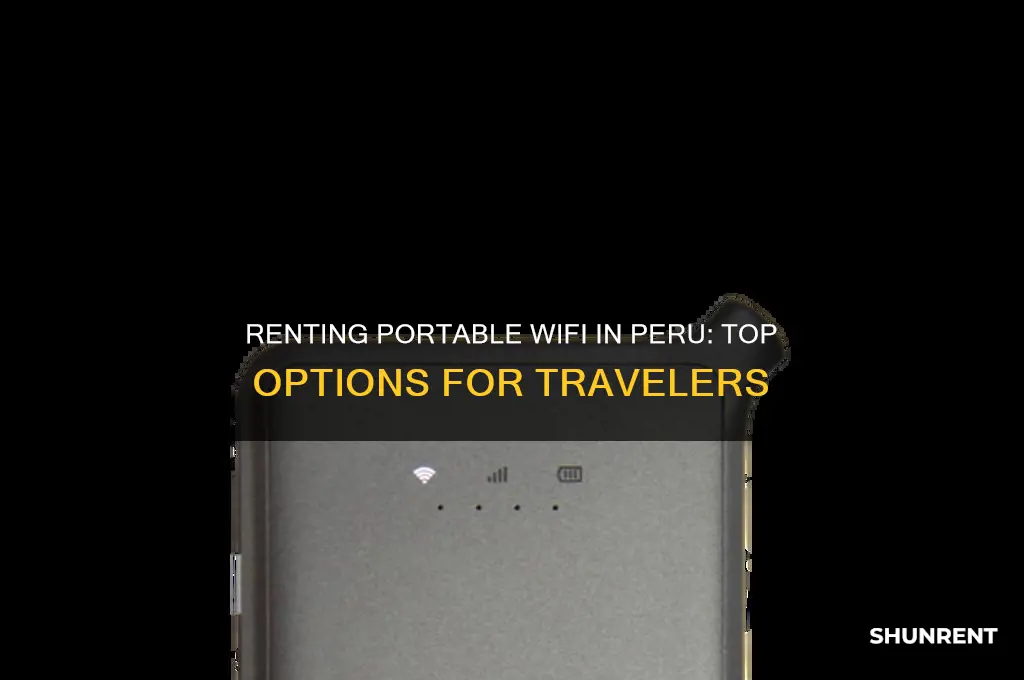 where to rent wifi to be used in peru