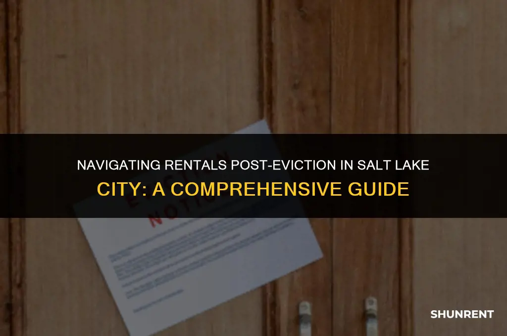 where to rent with an eviction slc