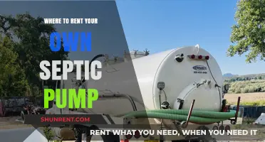 Where to Rent Your Own Septic Pump: A Comprehensive Guide