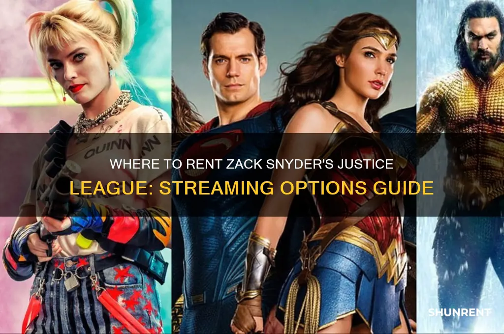 where to rent zack snyder