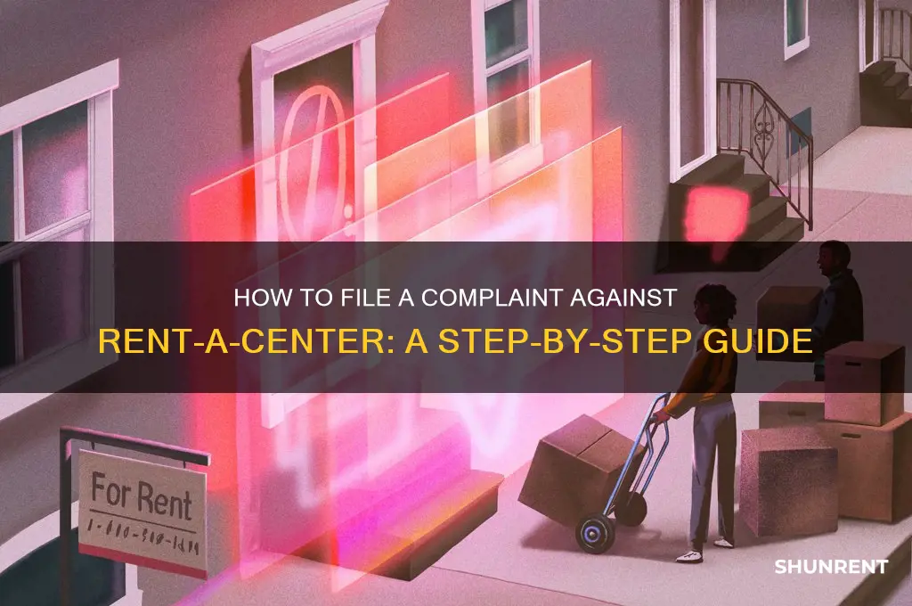 where to report a comolaint on rent a center
