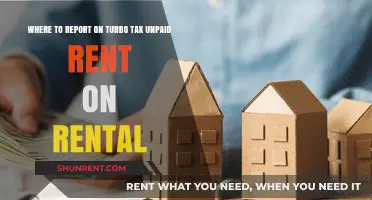 Reporting Unpaid Rent on TurboTax: A Guide for Rental Property Owners