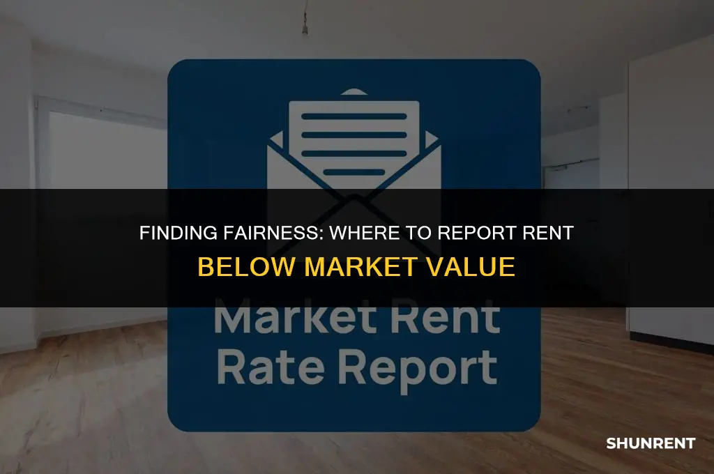 where to report rent below fair market