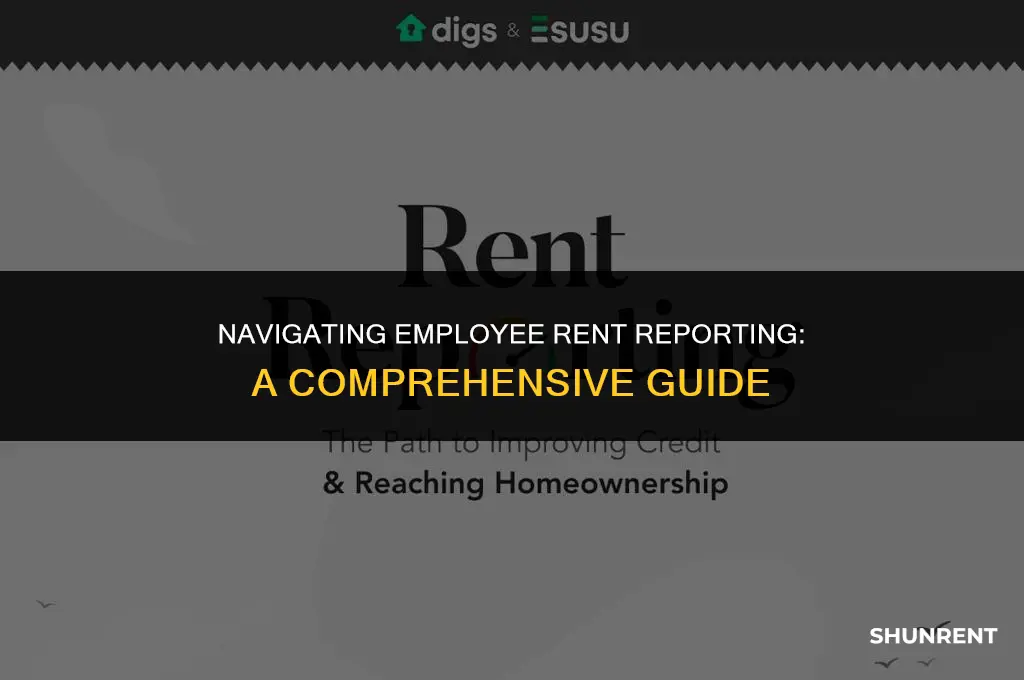 where to report rent paid for employee