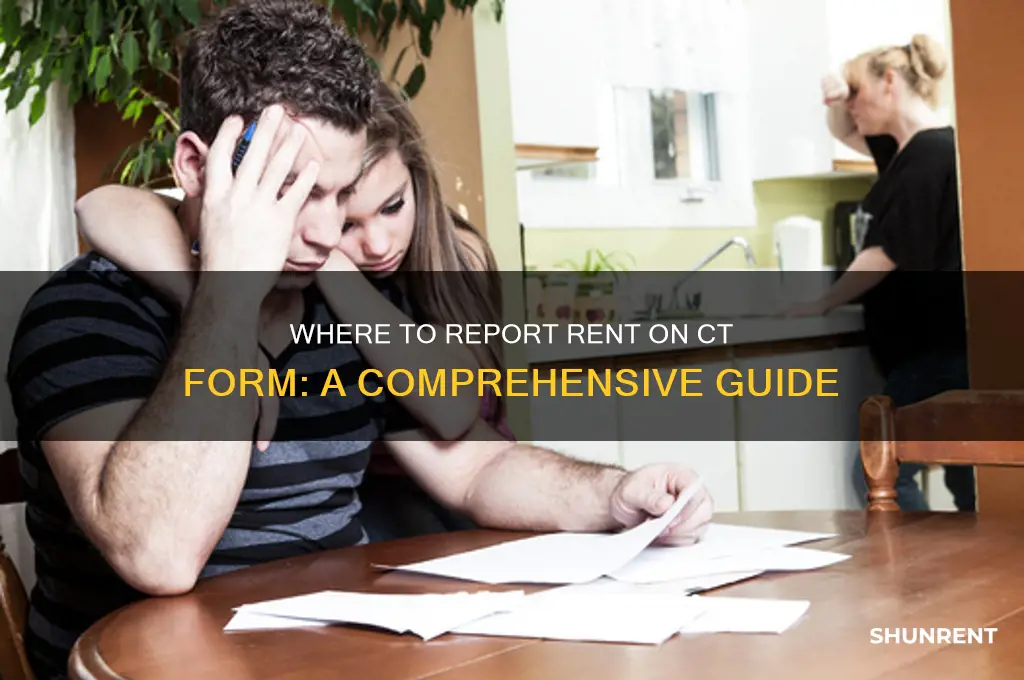 where to report the rent on ct form