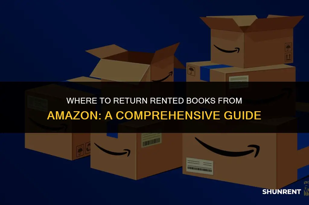 where to return rented books from amazon