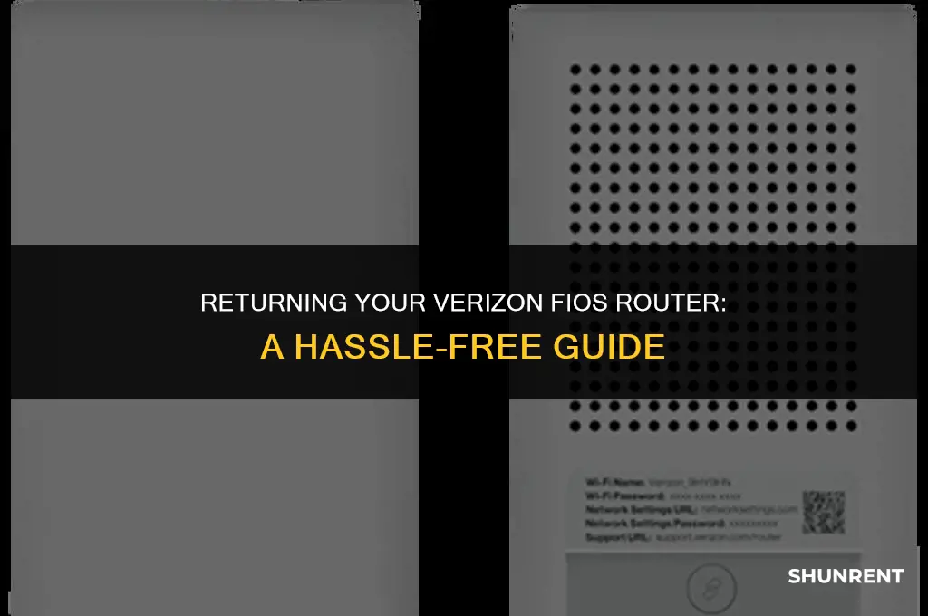 where to return verizon fios rented router
