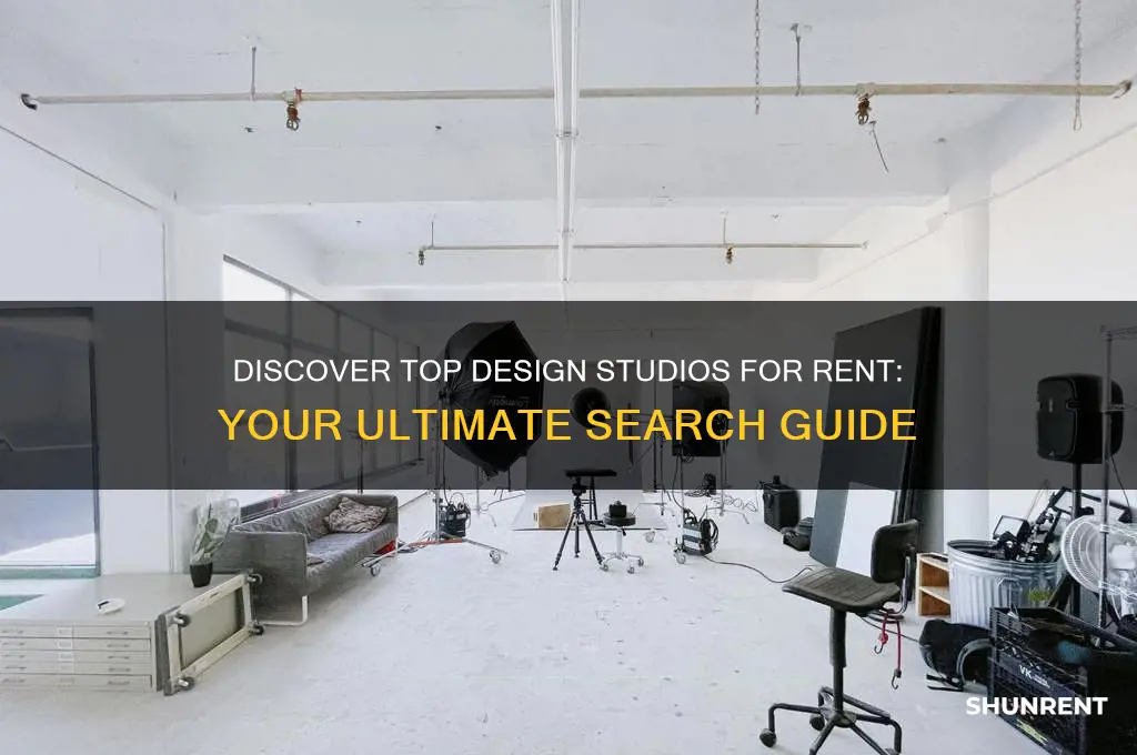 where to search for design studios to rent