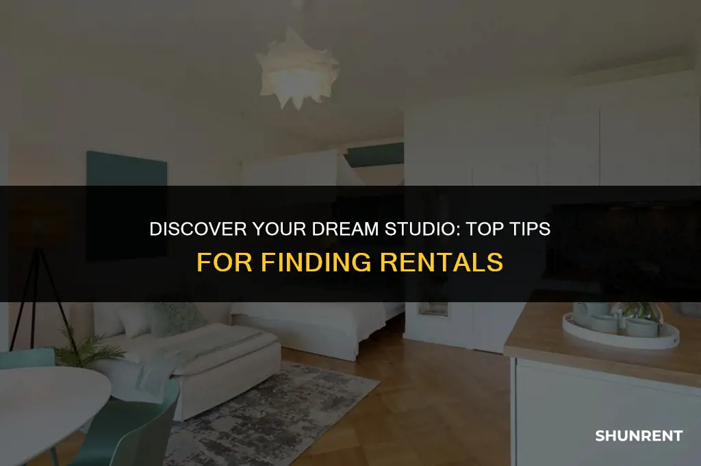 where to search for studios to rent