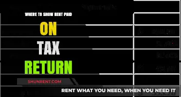 Rent Payments on Tax Returns: Where to Report Your Expenses