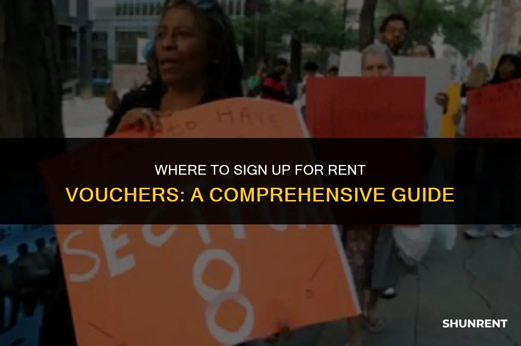 where to sign up for rent vouchers