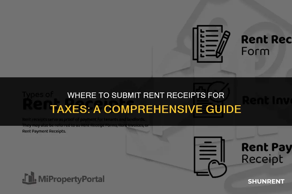 where to submit rent receipts for taxes