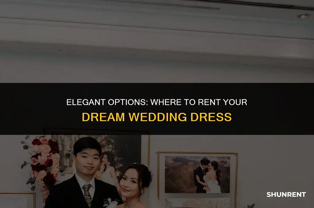 where to try and rent wedding dresses
