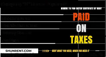 Where to Enter Certificate of Rent Paid on Taxes: A Guide