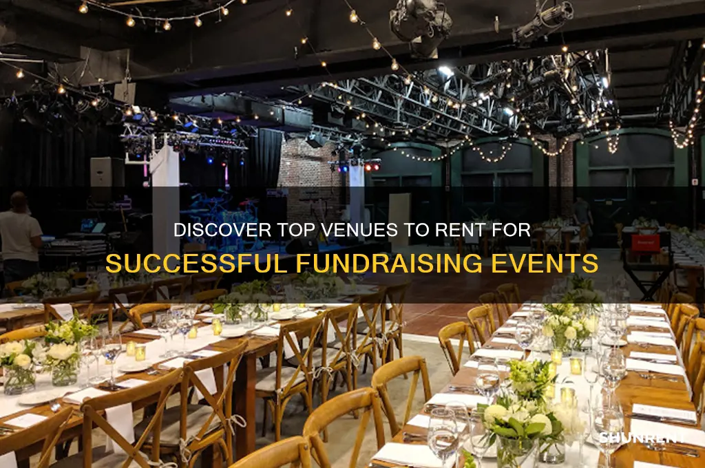 where van i rent space to do fundraisers