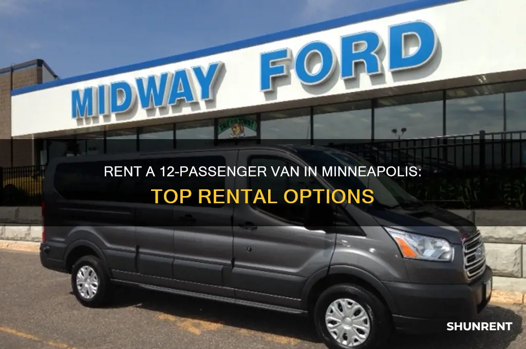 where would i rent a 12 passenger van in minneapolis