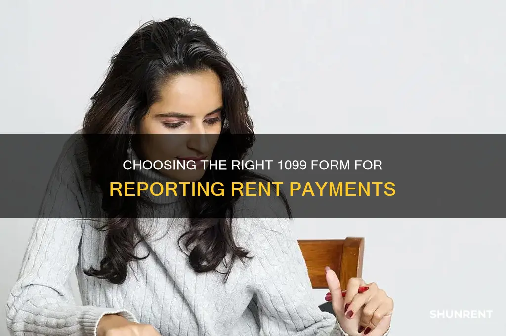 which 1099 form do i need for rent paid